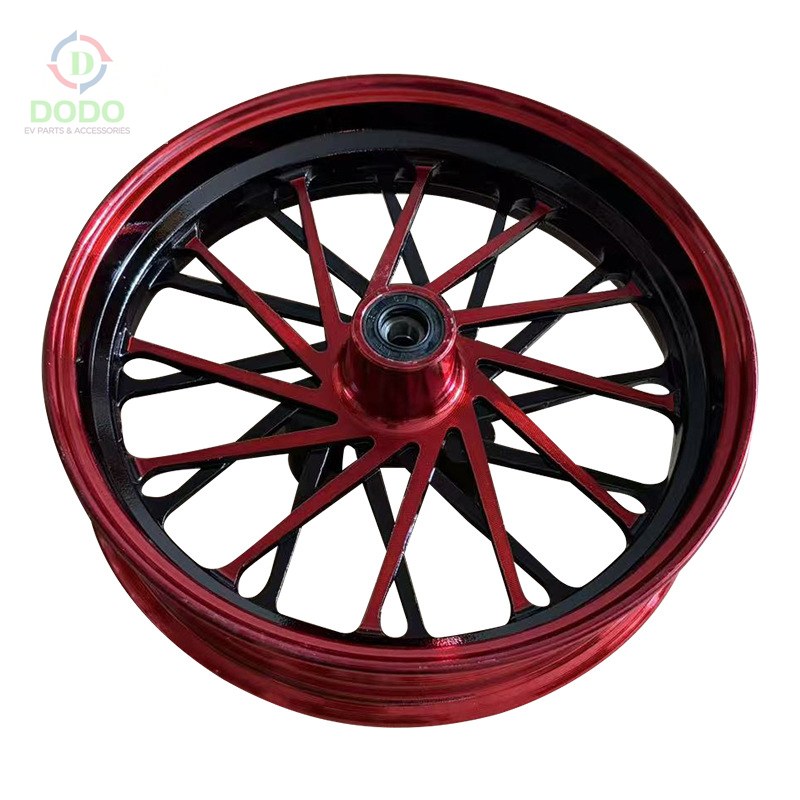 10-Inch Alloy Wheel (Red/Black)